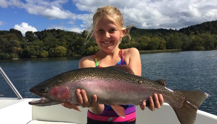 Jigging for trout at Lake Rotoiti - The Fishing Website
